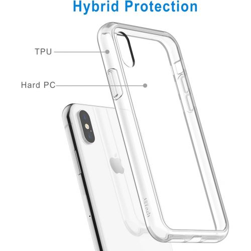  [아마존베스트]JETech Case for iPhone Xs Max 6.5-Inch, Shock-Absorption Bumper Cover (HD Clear)