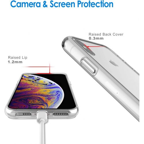  [아마존베스트]JETech Case for iPhone Xs Max 6.5-Inch, Shock-Absorption Bumper Cover (HD Clear)