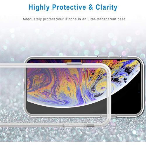  [아마존베스트]JETech Case for iPhone Xs Max 6.5-Inch, Shock-Absorption Bumper Cover (HD Clear)