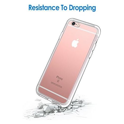  [아마존베스트]JETech Case for Apple iPhone 6 Plus and iPhone 6s Plus 5.5-Inch, Shock-Absorption Bumper Cover, Anti-Scratch Clear Back, HD Clear