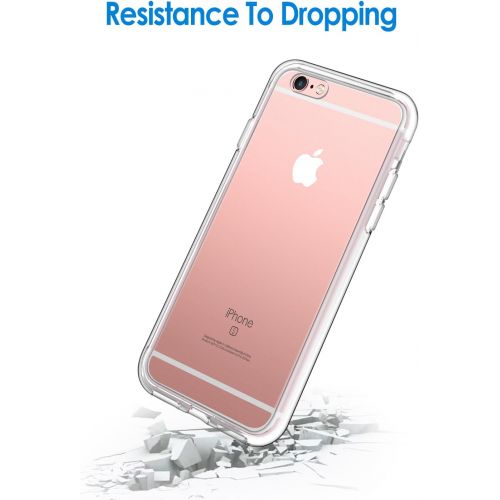  [아마존베스트]JETech Case for Apple iPhone 6 Plus and iPhone 6s Plus 5.5-Inch, Shock-Absorption Bumper Cover, Anti-Scratch Clear Back, HD Clear