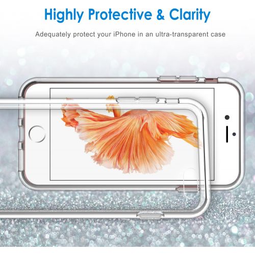  [아마존베스트]JETech Case for Apple iPhone 6 Plus and iPhone 6s Plus 5.5-Inch, Shock-Absorption Bumper Cover, Anti-Scratch Clear Back, HD Clear