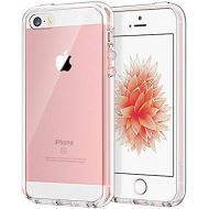 [아마존베스트]JETech Case for Apple iPhone SE 5S 5, Shock-Absorption Bumper Cover, Anti-Scratch Clear Back, Crystal Clear