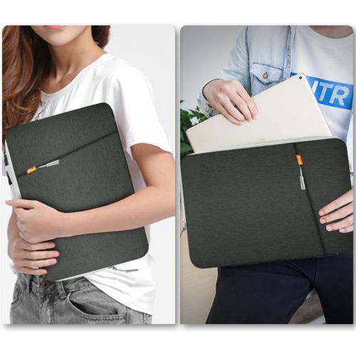  [아마존베스트]JETech Laptop Sleeve Compatible for 13.3-Inch Notebook Tablet iPad Tab, Compatible with 13 MacBook Pro and MacBook Air,Waterproof Shock Resistant Bag Case with Accessory Pocket, Gr