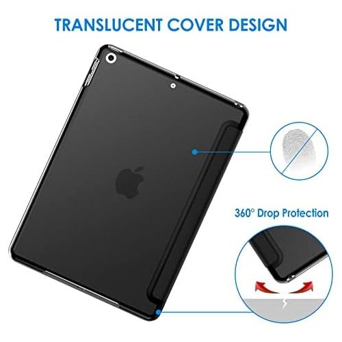  [아마존베스트]JETech Case for iPad 8 / 7 (10.2-Inch, 2020 / 2019 Model, 8th / 7th Generation), Auto Wake/Sleep Cover, Black