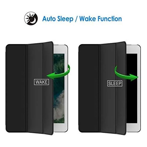  [아마존베스트]JETech Case for iPad Mini 1 2 3 (NOT for iPad Mini 4), Smart Cover with Auto Sleep/Wake, Black