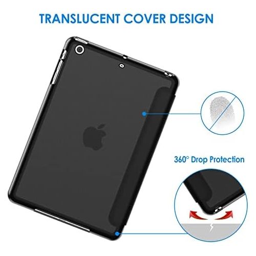  [아마존베스트]JETech Case for iPad Mini 1 2 3 (NOT for iPad Mini 4), Smart Cover with Auto Sleep/Wake, Black