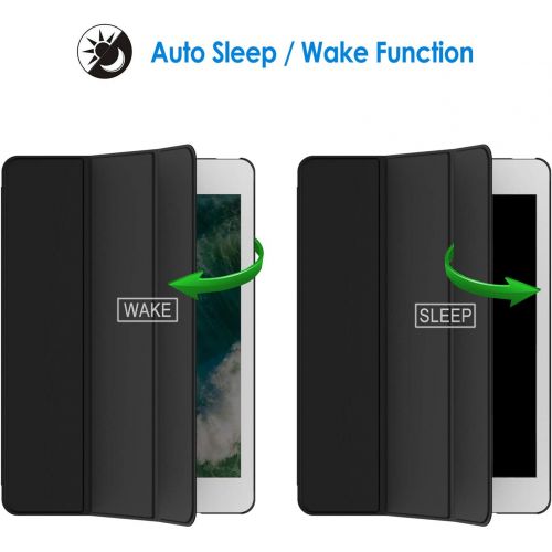  [아마존베스트]JETech Case for iPad Mini 1 2 3 (NOT for iPad Mini 4), Smart Cover with Auto Sleep/Wake, Black