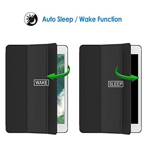  [아마존베스트]JETech Case for iPad Air 1st Edition (NOT for iPad Air 2), Auto Wake/Sleep, Black