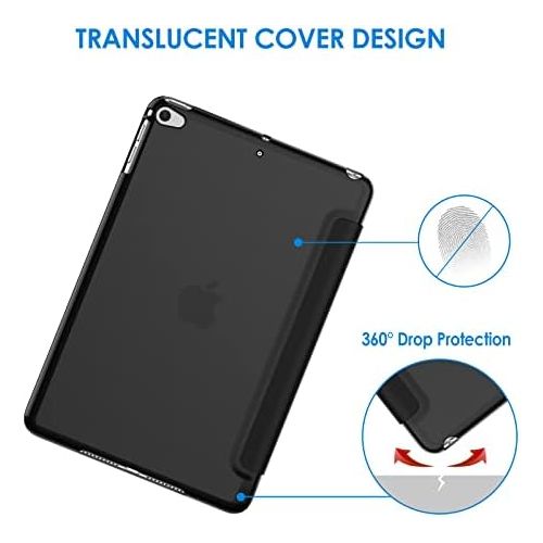  [아마존베스트]JETech Case for iPad Mini 5 (2019 Model 5th Generation), Smart Cover with Auto Sleep/Wake, Black