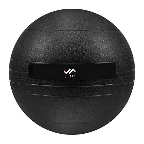 j/fit Dead Weight Slam Ball for Strength & Conditioning WODs, Plyometric and Core Training, and Cardio Workouts - Available in Many Weights and Styles