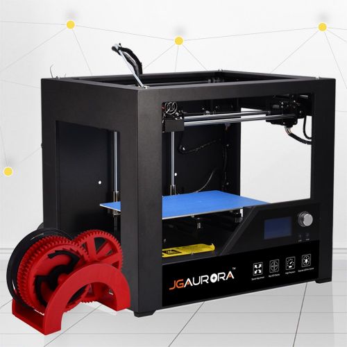  JGAURORA 3D Printer Desktop FDM 3D Printers Metal Frame Professional High Resolution Stable Working 3D Printing Machine,Printing Size 280x180x180mm LCD Display Industry and Educati