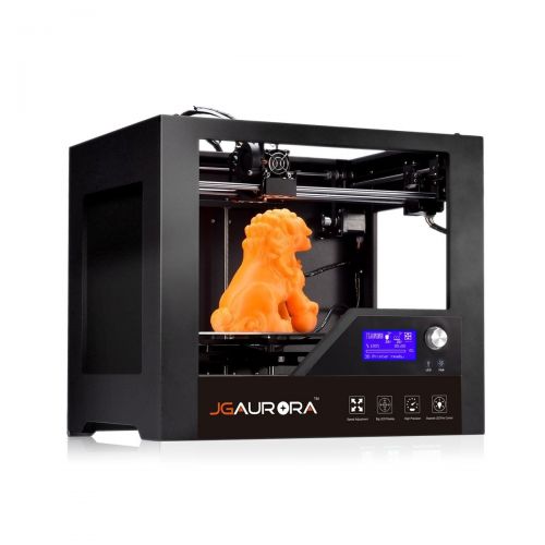  JGAURORA 3D Printer Desktop FDM 3D Printers Metal Frame Professional High Resolution Stable Working 3D Printing Machine,Printing Size 280x180x180mm LCD Display Industry and Educati