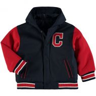 Toddler Cleveland Indians JH Design NavyRed Reversible Hooded Jacket