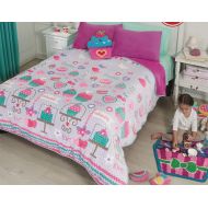 JHF Cupcake,Yummy Girls Chic Blanket with Sherpa Very Softy Queen