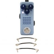 JHS Tidewater Mini Tremolo Pedal with Patch Cables