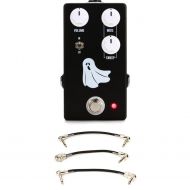 JHS Haunting Mids EQ and Mid-boost Pedal with Patch Cables