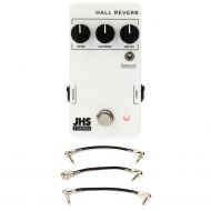 JHS 3 Series Hall Reverb Pedal with Patch Cables