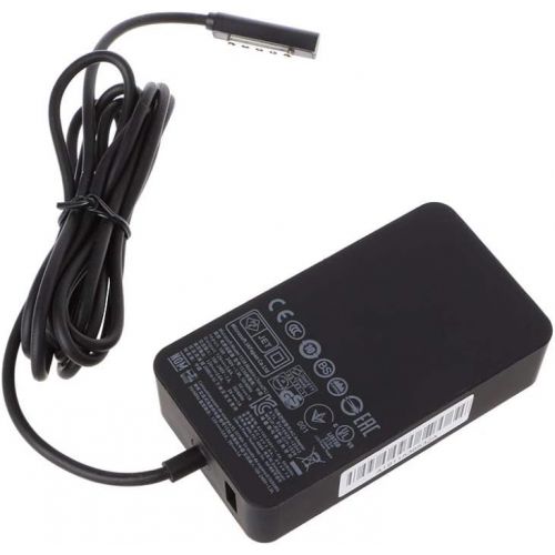  JHZL Original 100% 12V 3.6A 43W Charger Compatible with Microsoft Surface RT Surface Pro 1 Pro 2 and Surface 2 Tablet Ac Adapter 1512 1516 1536 Power Supply Cord with 5V USB Charging Po