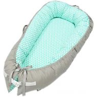 [아마존베스트]JHion Baby Lounger, Portable Super Soft and Breathable Newborn Infant Bassinet, Newborn Cocoon Snuggle Bed