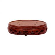JIAHE115 Individual aromatherapy stove Creative Mahogany Base Solid Wood Round Hollow Decoration Crafts Incense Burner Home Indoor Purification Air Ornaments (size: 10102.5 Cm) Furniture de