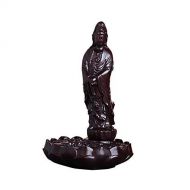 JIAHE115 Individual aromatherapy stove Incense Burner Zen Wood Carving Craft Ebony Backflow Incense Creative Personality Indoor Air Purification Decorative Crafts Ornaments (size: 2817CM) F