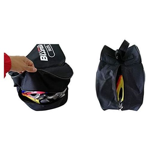  JIAHG Standard Roller Skate Bag Adult Kids Ice/Roller Skate Carry Bag 600D Oxford Cloth Waterproof Skate Storage Bag for Adult Children