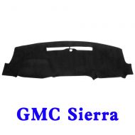 JIAKANUO Auto Car Dashboard Carpet Dash Board Cover Mat Fit for GMC Sierra 2014-2017(Sierra 14-17, Black)