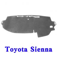JIAKANUO Auto Car Dashboard Dash Board Cover Mat Fit for Toyota Sienna 2015-2016 (Sienna 15-16, Gray)