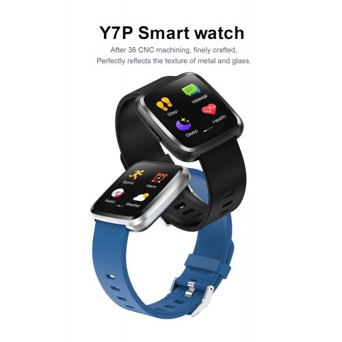  JIANGJIE Smart Watch, Fitness Tracker with Heart Rate Blood Pressure Detection Sleep Monitoring Calorie Smart Reminder IP67 Waterproof