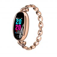 JIANGJIE Women Smart Bracelet with Heart Rate Blood Pressure Monitor Smart Band Fitness Tracker Smart Watch Clock