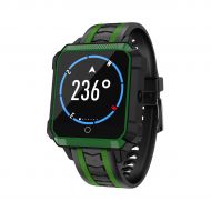 JIANGJIE Smart Watch Fitness Tracker 3G GPS IP68 Waterproof with Heart Rate, Blood Pressure, Blood Oxygen Measurement, Sports Record, Smart Reminder, Remote Photo