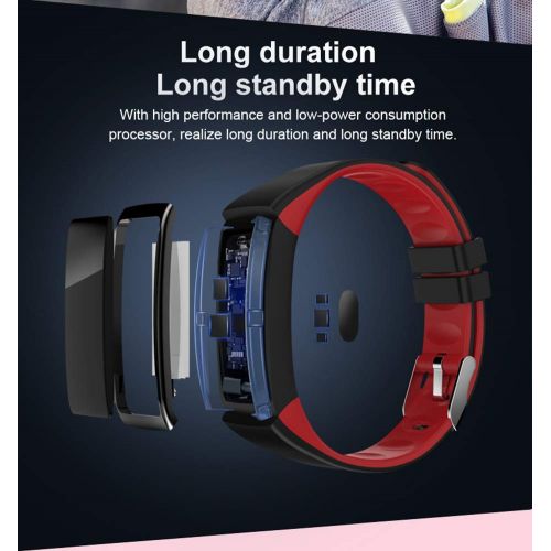  JIANGJIE Smart Bracelet Fitness Band Sport Activity Tracker Heart Rate Monitor Wristband Step Counter Smartband IP67 Waterproof