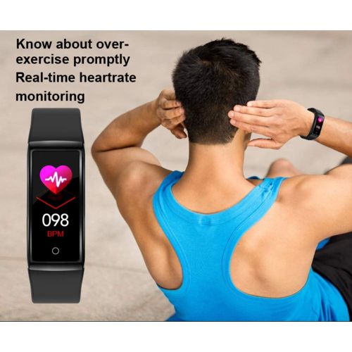  JIANGJIE Smart Bracelet Fitness Band Sport Activity Tracker Heart Rate Monitor Wristband Step Counter Smartband IP67 Waterproof