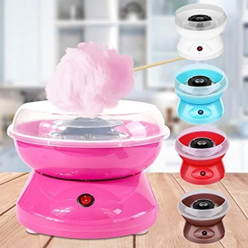  [아마존베스트]JIE Mini Home DIY Childrens Candy Floss Machine Electric Candy Floss Machine White EU