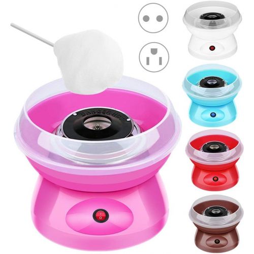  [아마존베스트]JIE Mini Home DIY Childrens Candy Floss Machine Electric Candy Floss Machine White EU