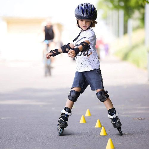  JIFAR Jeefree Adjustable Inline Skate【Skate Bag and Skate Wheels Included】 with Full Light Up WheelOutdoor Illuminating Roller Skates for Girls,Boys and Beginners