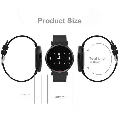  JIHUIA Waterproof IP68 Fitness Tracker,HD Screen Smart Watch Take a Photo Heart Rate Monitor Bracelet,Sleep Monitor Step Counter Compatible with Android iOS Women Men Kids