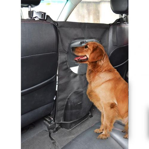  JIM Vehicle Pet Carrier Safety Mesh Dog Car Front Seat Protector For Most Cars SUV Prevent Dogs Access to The Front Seats