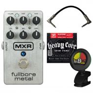 JIM DUNLOP MXR M116 Fullbore Metal Distortion Pedal w/ Patch Cable, Tuner, and Strings