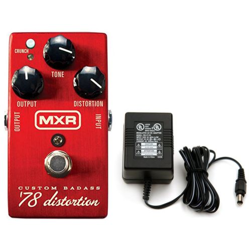  JIM DUNLOP MXR M78 Custom Badass 78 Distortion Pedal w/1 Set of Dunlop 10-46 Strings an...