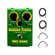 JIM DUNLOP Dunlop Way Huge WHE401S Swollen Pickle MKIIs Effects Pedal With a Pair of Patch Cables and Instrument Cables