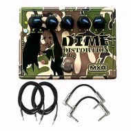 JIM DUNLOP Dunlop MXR DD11 Dime Distortion Effects Pedal With a Pair of Patch Cables and Instrument Cables