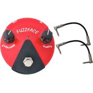 JIM DUNLOP Dunlop FFM2 Red Germanium Fuzz Face Mini Pedal w/Patch Cables