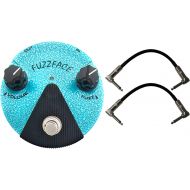 JIM DUNLOP Dunlop FFM3 JIMI HENDRIX FUZZ FACE MINI Pedal w/ (2) 6 Patch Cables