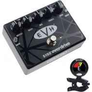 JIM DUNLOP MXR EVH5150 5150 Overdrive Analog Delay Guitar Pedal with Clip on Guitar Tuner