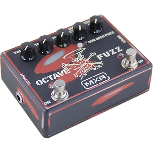  Dunlop SF01 Slash Octave Fuzz Stomp Box Guitar Effects Pedal w/ 2 Patch Cables