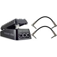 Dunlop Effects Jim Dunlop DVP4 Volume (X) Mini Pedal for Electric Guitars Bundle with 2-Pack of Pedal Patch Cables
