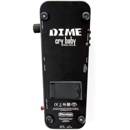  JIM DUNLOP Dunlop DB01B Dime Crybaby From Hell Wah Pedal w/ Dunlop ECB-003 Power Supply