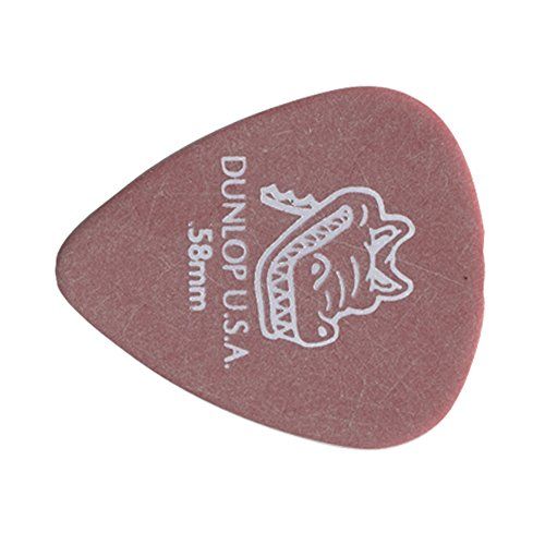  JIM DUNLOP Dunlop 417R.58 Gator Grip, Red, .58mm, 72/Bag